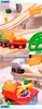 Electric Wood Train Set Model& Kid Car Toy, 130 PCS, Track, Doll with Sound, Big Size, Green Paint, Safe for Christmas Boy Birthday Gift