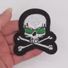 2018 Parches 20pcs Nuovo arrivo Crossbones Retro Biker Tattoo Gothic Punk Rockabilly Applique Iron On Patch all'ingrosso