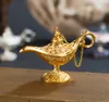 Andere Kunst und Kunsthandwerk Klassische Seltene Hohllegende Zauberlampen Weihrauchbrenner Retro Wishing Oil Lampe Home Decor Geschenk