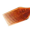 Ny Fashion Pro Hair Fork Comb för lockigt hår eller afro frisyr frisör styling verktyg kaffe
