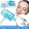 Cartuccia a pressione negativa a 5 aghi per mesoterapia sottovuoto EZ Meso Gun sistema di microaghi iniezione d'acqua viso sbiancante