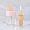 Roze lip glans tint plastic buizen DIY lege make-up grote lipgloss vloeibare lipstick case schoonheid verpakking F2286