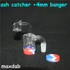 Wasserpfeifen Klassisch mit Quarzknaller 14 mm 18 mm Arm Perc Catcher mehr Asche Silikon Dab Glas Wachsbehälter Glas Wasserbong