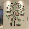 3D Tree Decal Sticker Akrylfoto för vägg klistermärke träd form dekoration klistermärken hem dekor vägg affisch hängande