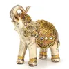 Mini Set Feng Shui Elegante Tronco di Elefante Statua Fortunata Ricchezza Figurine Artigianato Ornamenti Regalo per la Decorazione del Desktop di Home Office 209554139