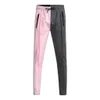 Fashion Men's Casual Solid Loose Patchwork Color Sweatpant Trousers Jogger Cotton Sweatpants High quality pants joggers men