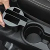 Black ABS Cup Holder Storage Box Decoration Cover Fit for Jeep Wrangler JK Auto Interior Accessories