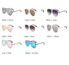 Ny märke designer mode solglasögon kvinnor överdimensionerade pilot solglasögon för kvinnor nyanser lunettes femme