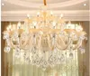 Free Shipping Modern Crystal Chandelier European White Crystal Chandelier 24arm Optional Lustres De Cristal Chandelier Lighting