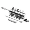 6-Zylinder-Lesegerät Tibbe Lock Pick Decoder für Ford Mondeo und Jaguar Tibbe Decoder Locksmith Tools Dietrich-Set mit Lederetui