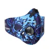 XIntown Anti-vervuiling Ciclismo Fietsen Maskers Half Face Bike Fiets met Filter Neopreen Geactiveerde Carbon Mesh-doek