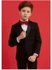 Knappe One Button Sjaal Revers Kid Complete Designer Knappe Boy Wedding Suit Boys 'Attire Custom-Made (Jack + Pants + Tie + Vest) A13