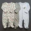 Dziecko Pajacyki 3 Sztuk Czysta Bawełna Wrap Rompe Rękaw Kombinezony Nowy Born Boy Ubrania Niemowlę Baby Girls Outfit Kombinezon Roupas De Bebe Odzież