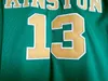 男性のブランドンイングラムジャージー13グリーンバスケットボール高校キンストンジャージースポーツユニフォームピュアコットントップクオル