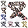 Sport Stirnbänder Yoga Haarband Camouflage Tie Back Stretch Schweißbänder Basketball Haarband Feuchtigkeitstransport Laufbänder Schals GGA3516-1