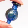 Diseño Accesorios para fumar 25 mm Color Bubble Carb Cap para Terp Pearl Ball Cuarzo Thermal Banger Nails Dabber Glass Bongs Dab Oil Rigs