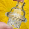 Smoking Accessories Cyclone riptide glass spinning carb cap OD 30mm dome for quartz banger 25mm bowl terp pearls