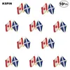 Canada UK drapeau épinglette drapeau badge broche broches insignes 10 pièces un Lot3185527