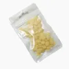 Asın Delik Bakkal Veri Hattı Yeniden kapanabilir Fermuar Paketi Kılıfı Snack Fındık Depolama Bag Packaging ile 100pcs 10.5x15cm Plastik Ambalaj Poşet