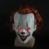 Movie Stephen King S It 2 ​​Cosplay Pennywise Clown Joker Mask Tim Curry Maska Cosplay Halloween Party Rekwizyty LED Maska