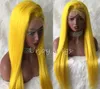 Celebrity Wig Full Spets Wigs Blue Color Silkesy rakgul färg 10A Virgin Malaysian Human Hair Front Spets Wigs For Black Wig