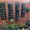 Verticale muur tuin vilt plantenbak met 7 zakken beste plantengroei ontwerp grote ruimte ademende hangende potten tuin kantoor woondecoratie