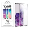 Case Friendly 3D 10D Curved Tempered Glass Screen Protector for Samsung S8 S9 S10 Note 8 9 10 S20 S21 S22 Plus Ultra med Retail Package