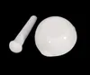 Ensemble de bols de mélange de mortier et de pilon en porcelaine de 6cm, 50 pièces, blanc
