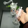 New Step-by-Step Glass Water Tobacco Bottle Wholesale Glass bongs Oil Burner Glass Water Pipes Oil Rigs Smoking