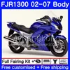 KIT for Yamaha FJR1300A Glossy Blue Hot 2001 2002 2003 2005 2005 2005 2007 2007 2aahm.25 FJR 1300 FJR-1300 FJR1300 01 02 03 04 05 06 07 06 FALESS