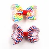 Baby Stripe Bow Hairpins 3 pouces Girls Mini Designer Bowknot Hair Clips Children Barrets Barrets Kids Party Travel Hair Accessoires 1729956