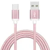 Cable de alta velocidad USB C Tipo C Cable Cordón de carga Cordones de sincronización de datos 2A para Samsung LG Huawei Android Teléfonos
