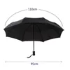 Ombrello automatico antivento da uomo nero compatto ampio apertura automatica chiusura ombrelli leggeri attrezzatura da pioggia nero rosso blu caffè