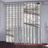 3D Stampa Blackout Tenda Semplici Tende in marmo per il trattamento della finestra 3D Soggiorno Drappe da camera da letto