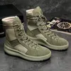 Designer- of God Top Sneakers militari Stivali militari alti Scarpe moda uomo e donna Stivali Martin 38-45 y0