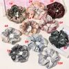 Coloful Rattice Scrunchie Dames Meisjes Elastische Haar Rubber Banden Accessoires Tie Haar Ring Touw Houder Hoofddeksels H