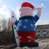 Babbo Natale gonfiabile gigante con lo snowboard per il fornitore di gonfiabili della decorazione di evento della fase del LED di Natale 2019 Sfilata del locale notturno Clearance292n