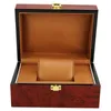 Luxury Cushion Interior Wooden Lock Clasp Solid Metal Jewelry Watch Storage Display Box Showcase Mens Gift265x