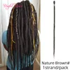 手作りのドレッドロックヘアエクステンションブラックレゲエ合成かぎ針編みアフロの女性と男性の髪の髪の毛髪博物編組合成