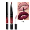 HANDAIYAN 2 In 1 Matte Lip Gloss + Lip Liner Pencils 14 Color Waterproof Long Lasting Pigments Nude Color Pen makeup DHL free