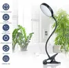 5 lägen Ljus Full Spectrum LED Grow Light 2pc / Lot, 5pc / Lot Plant Growth Lights Lampa 360-graders roterande blomma växtlampa LED