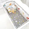 Bettwäsche-Sets 105 * 60 cm 5 teile / satz Animierte Krippe Bett Stoßstange für Borns 100% Baumwolle Bequemer Kinderschutz Baby waschbar