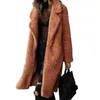 Cappotto finto autunno inverno donna caldo orso giacca in pelliccia da donna orsacchiotto femminile cappotto lungo in peluche