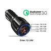 Fast Quick Charge QC3.0 Dual Usb Car Charger 5V 3.1A 2.4A Power Adapter Chargers For XR X MAX 11 12 pro max 13 Samsung Note 20 S21 S10 htc android phone gps