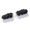 8mm Black White Natural Lava Kamień Koralik Bransoletka Dla Mężczyzn Kobiety Regulowany Dyfuzor Healing Bransoletka Elastyczna joga biżuteria