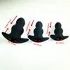 Small medium large for choose Soft silicone anal Butt Plug Prostate Massager douche Enema head Hollow Anus Sex Toys Women Men S9246045583