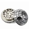 Death Star Grinders 55mm Pólen Catcher Herb Grinder 3 Camadas Pokeall Tobacco Grinder Round Smoking Soithers vs Sharpstone Grinder9749584