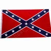 150 * 90 cm Dwie strony Drukowane Flagi bitwy Konfederacji Narodowe Flagi Poliestrowe Gwiazdy i paski Konfederacji USA Rebel War Badań War Badań ZZA1079