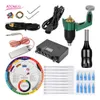 Набор Pen Kit Tattoo Kit Beginner Pen Вращающийся полный набор машинного лайнера и шейдера Pro Motor Tattoo Machine Полный комплект Профессиональный