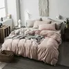 S1905014 Comfortable Bedding Set King Duvet Cover Set Luxurous Home Textile Summer Quilt Nordic Style Queen King Size